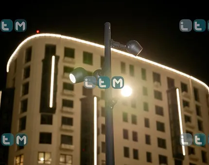 г. Пенза освещение ЖК лэйк таун (Бейри)